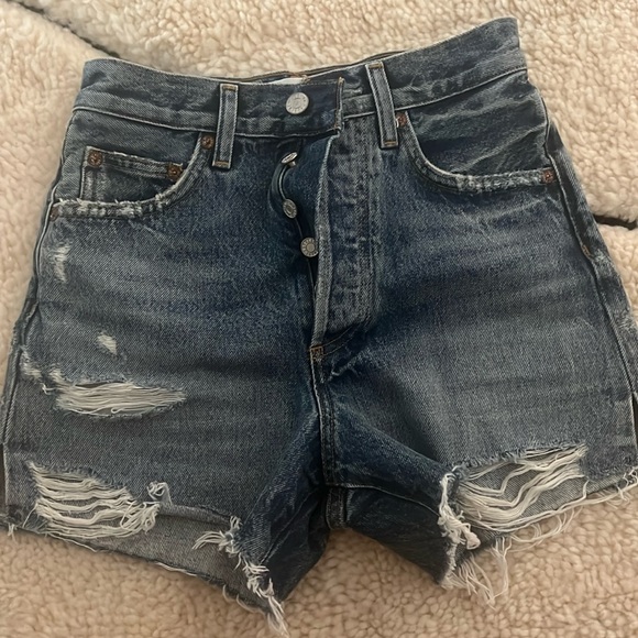 Agolde dee shorts in color turmoil - Picture 2 of 4